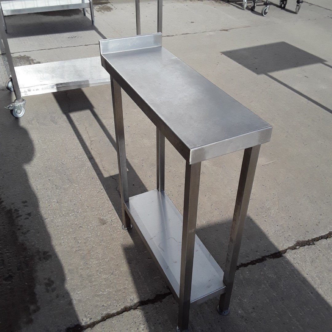 Used Stainless Steel Table 25cmW x 70cmD x 89cmH  H2 