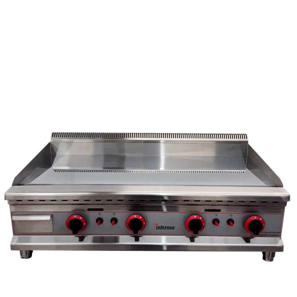 Commercial Infernus IF-100GGC 100cm Gas Flat Chrome Griddle | H2