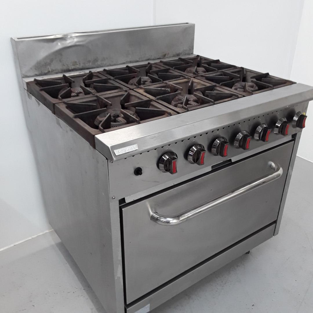 hobart 6 burner gas range