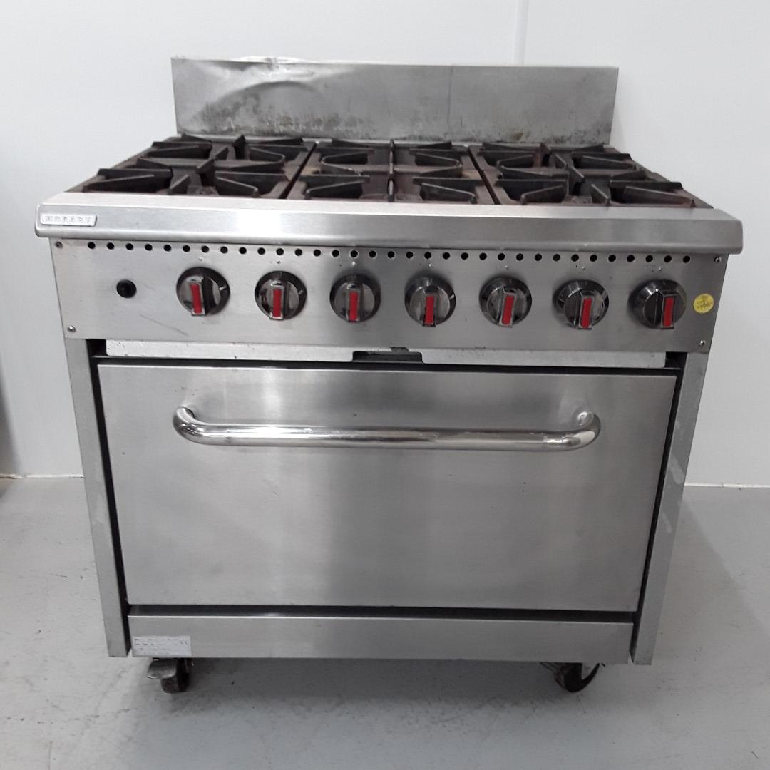 hobart 6 burner gas range