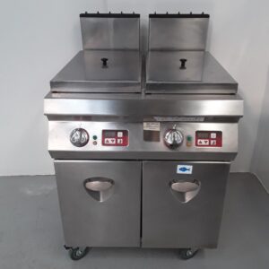 Used Angelo Po 1G1FR4GD Double Freestanding Fryer For Sale