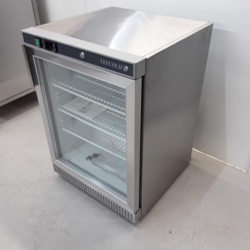 Commercial New B Grade Tefcold UR200SG Display Fridge 60cmW X 59cmD X 83cmH