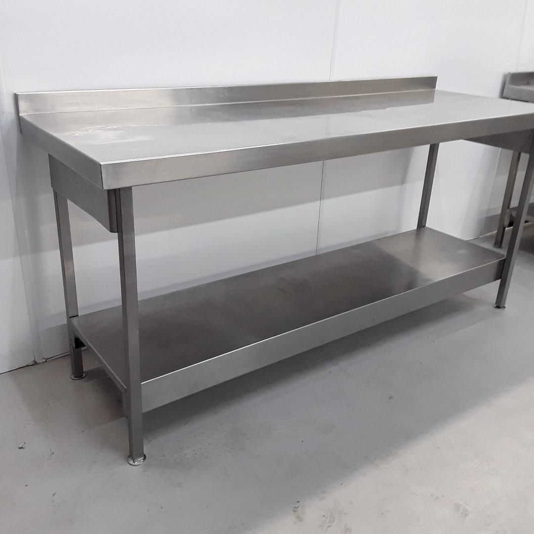 Commercial Used Stainless Table 180cmW x 65cmD x 85cmH