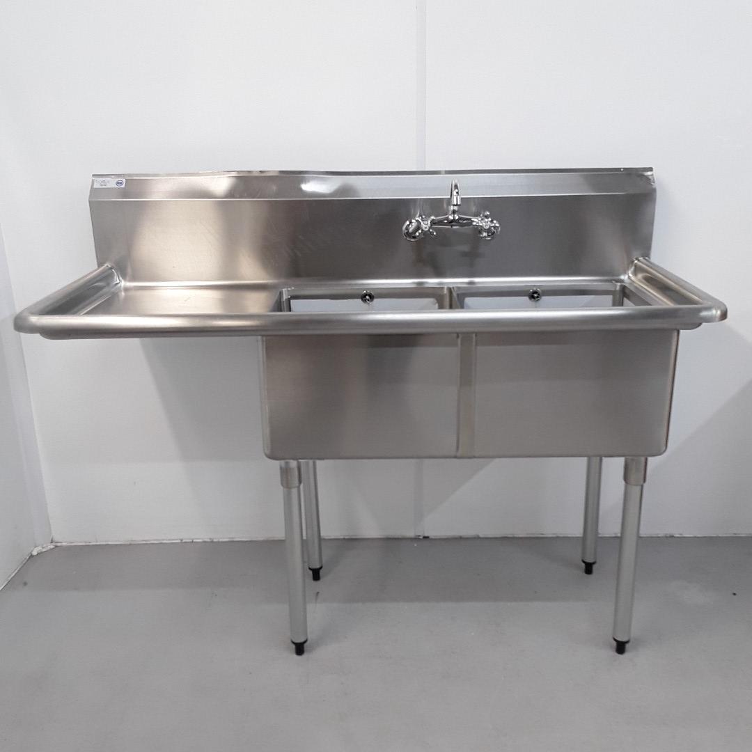 Commercial New B Grade Vogue GE106 Double Sink 147cmW X 61cmD X 92cmH