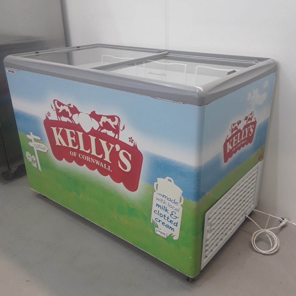 Used Aht Sao Paulo Ice Cream Freezer 124cmw X 70cmd X 89cmh H2