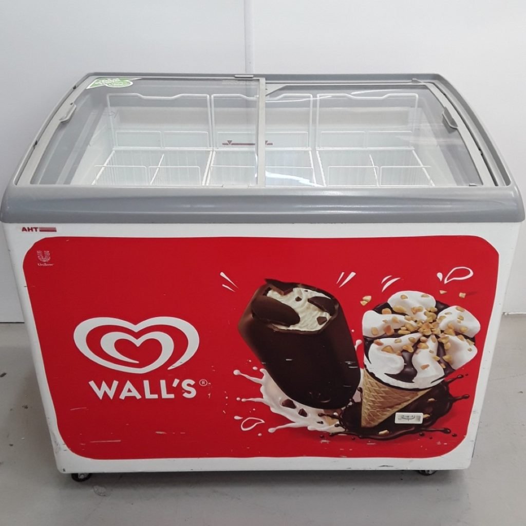 Commercial Used AHT RIO S 100 Ice Cream Display Freezer 100cmW x 65cmD