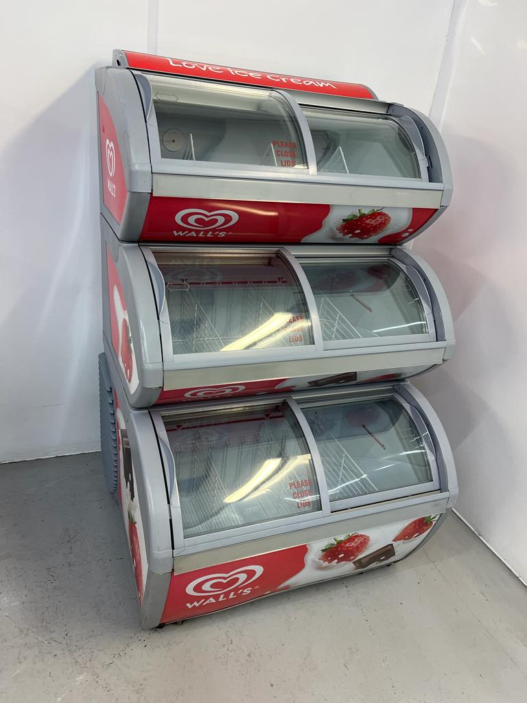 Used Iarp Visimax Slim Ice Cream Display Freezer 80cmW X 85cmD X 135cmH ...