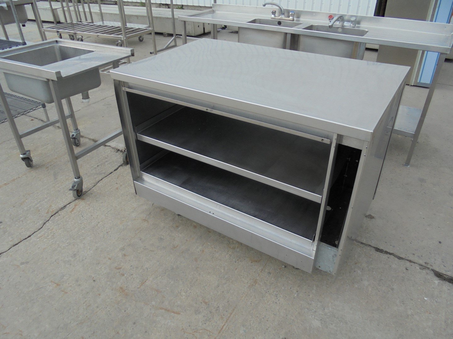 Commercial Stainless Steel Cabinet 120cmW x 75cmD x 90cmH