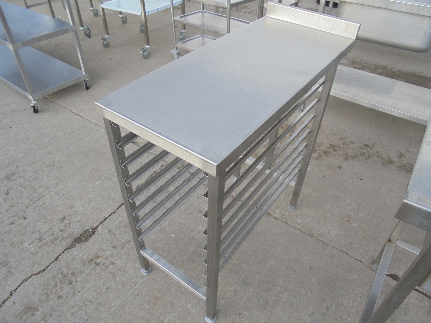 Commercial Used Stainless Steel Table Stand 41cmW X 96cmD X 90cmH   5966 