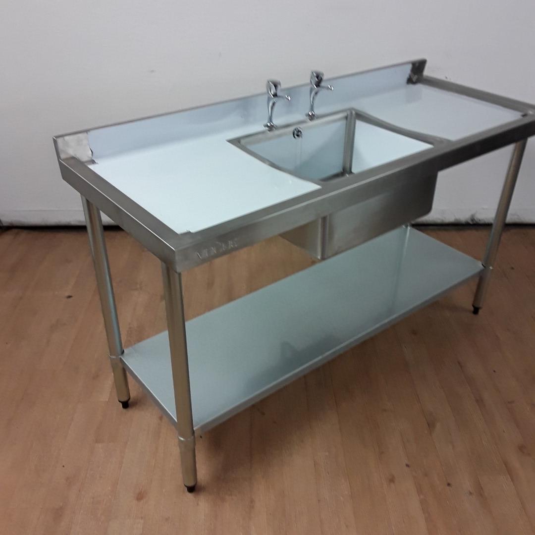 New B Grade Vogue Stainless Steel Single Sink 150cmW X 60cmD X 90cmH ...