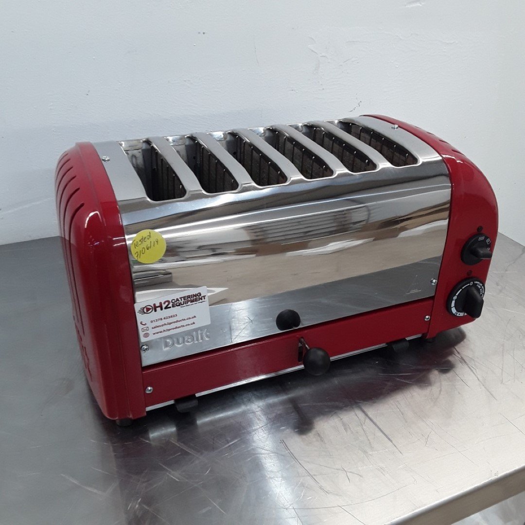 Commercial Used Dualit 6 Slot Toaster 43cmW x 20cmD x 22cmH