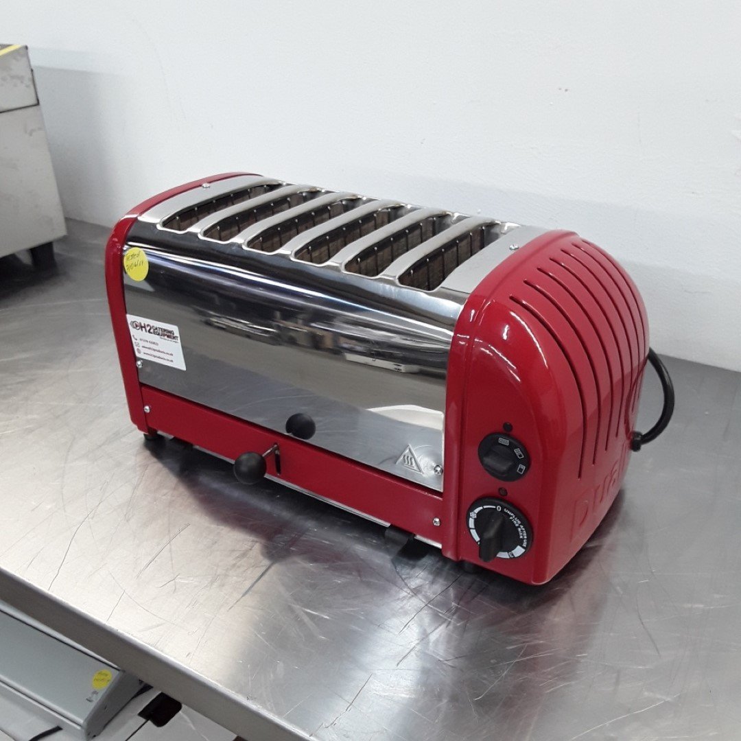 Commercial Used Dualit 6 Slot Toaster 43cmW x 20cmD x 22cmH